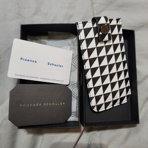 Proenza Schouler Leather Card Holder Phone Case New